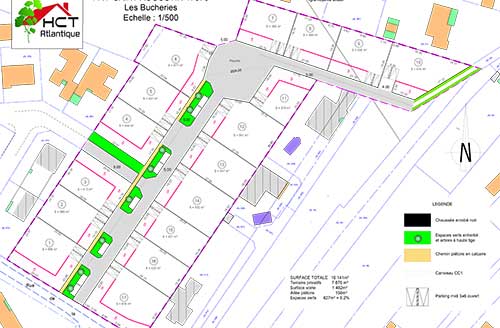 LES BUCHERIES  lotissement résidentiel à Saint Augustin 17 | HCT Atlantique aménagement foncier lotissements achat vente immobiliers